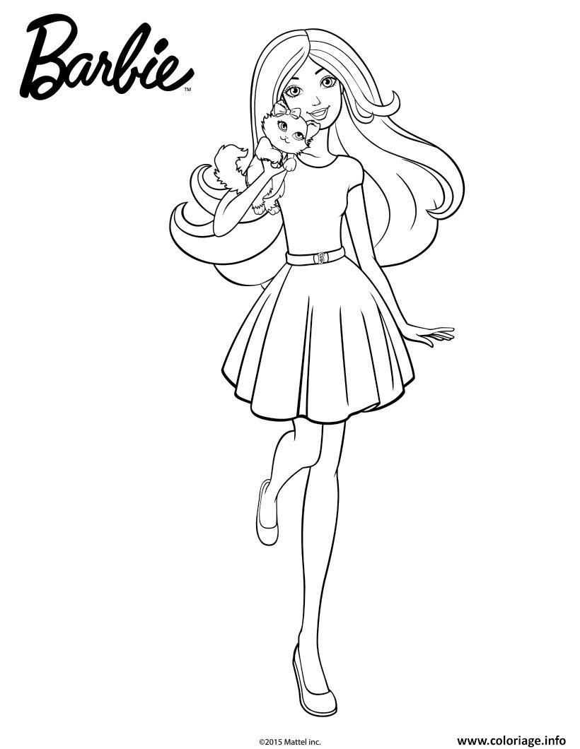 Barbie Coloriage A Imprimer