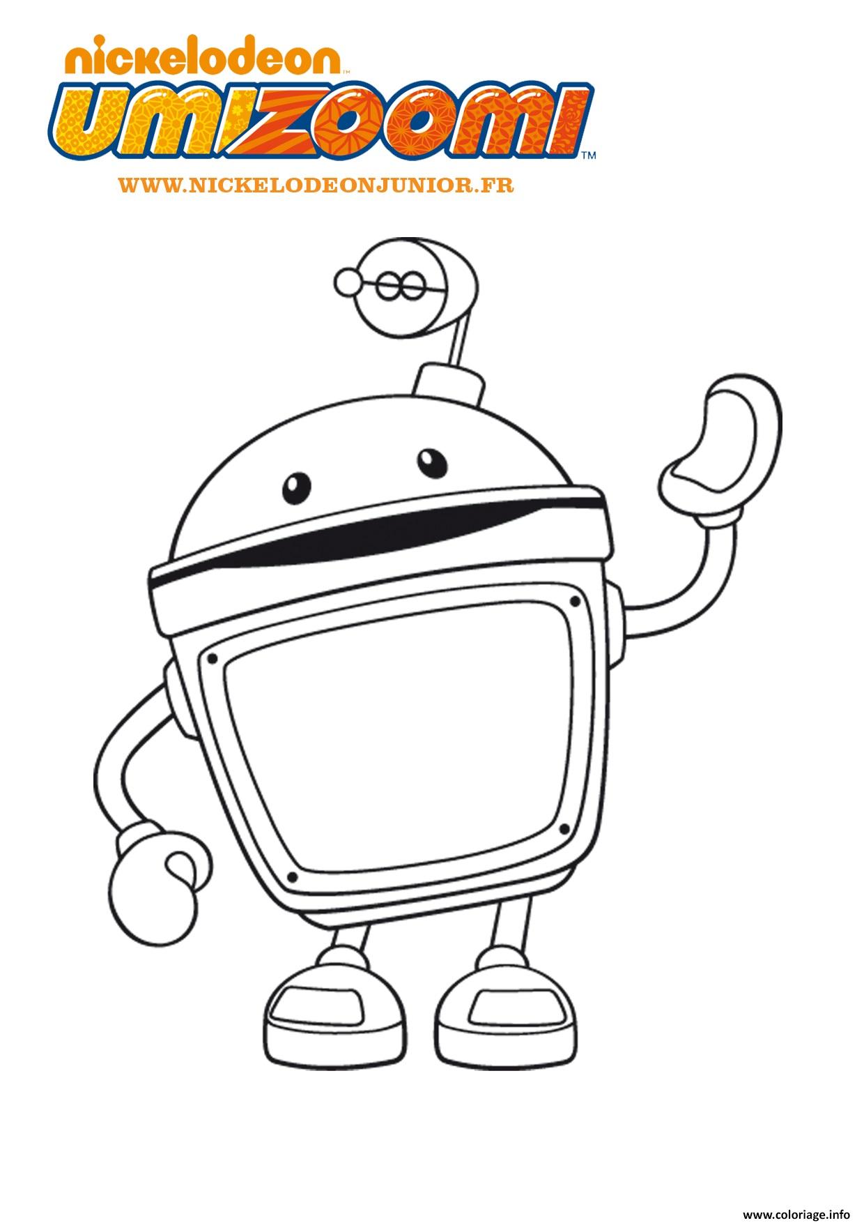 Robot Coloriage A Imprimer