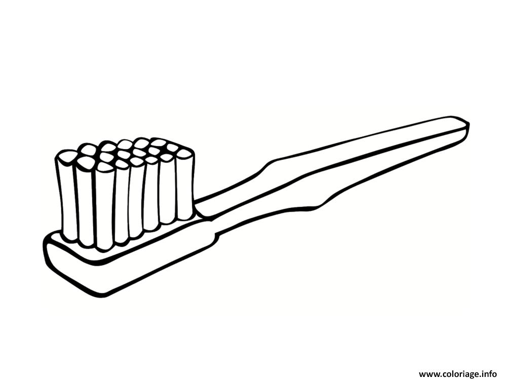 Brosse Dents Coloriage Dent Les Preschool Se Dessins Brosser Coloriages 
