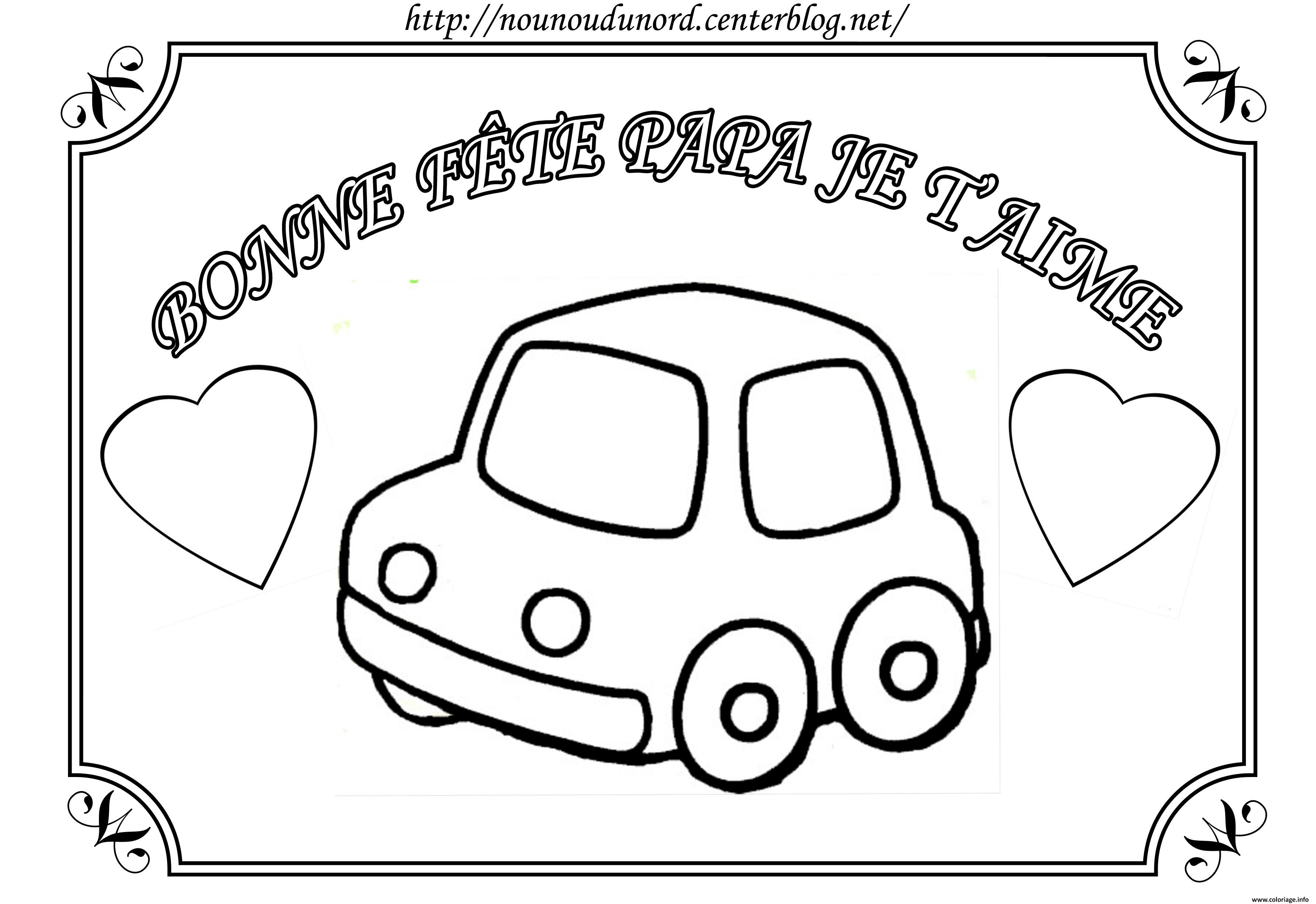 Coloriage Fete Papa Imprimer