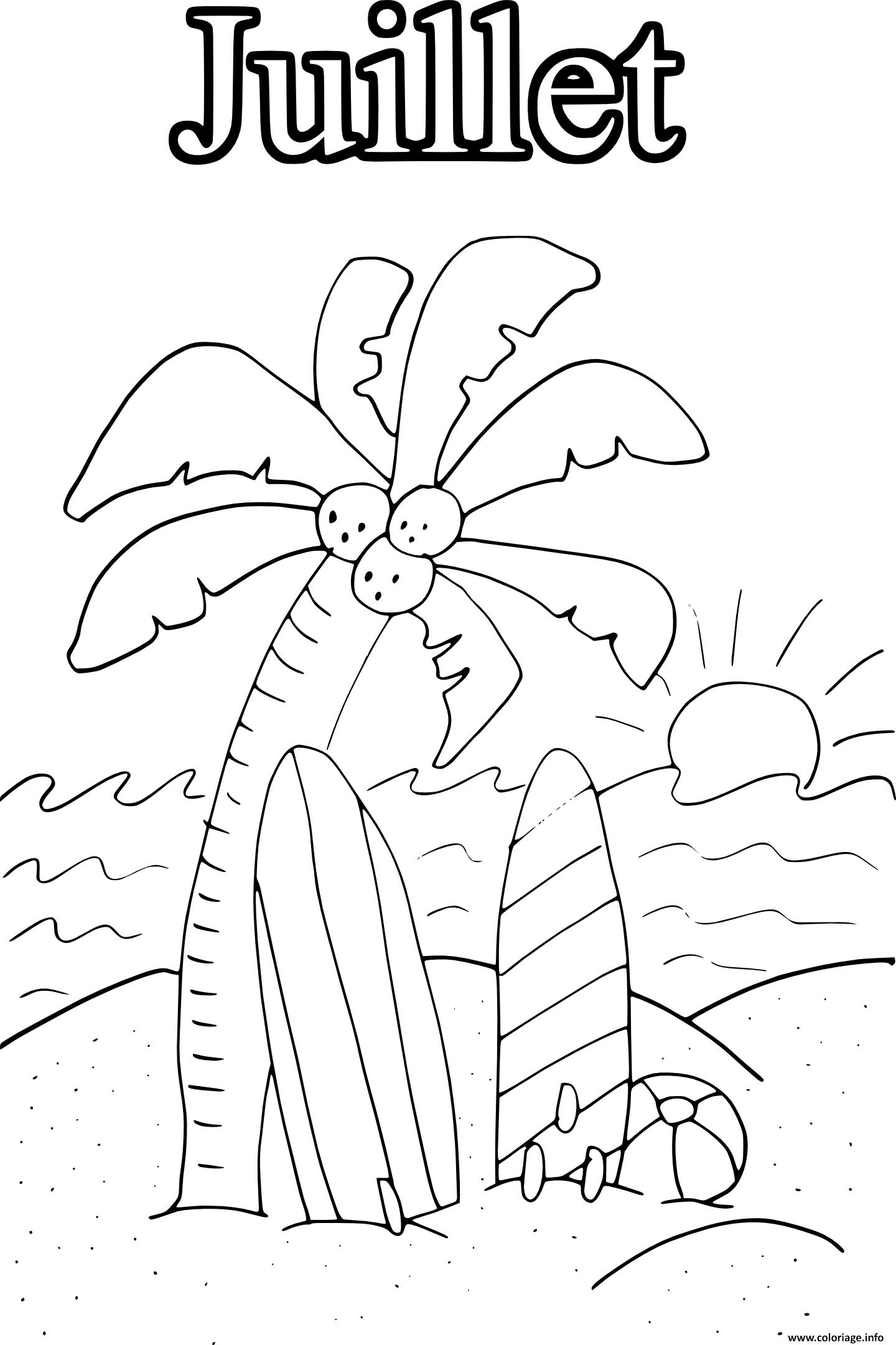 Coloriage A Imprimer D Ete