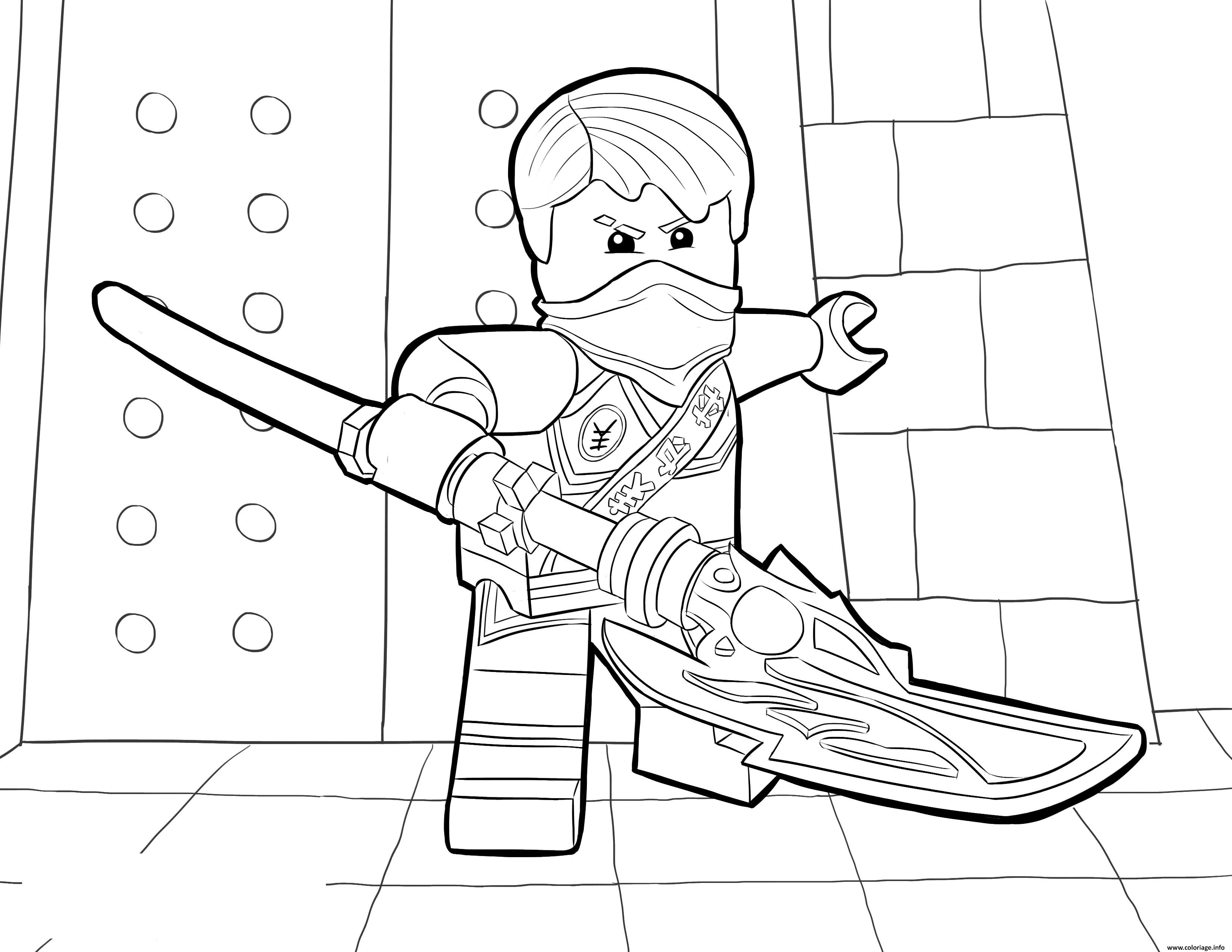 coloriage lego ninjago jay tournament of elements with coloriage lego city