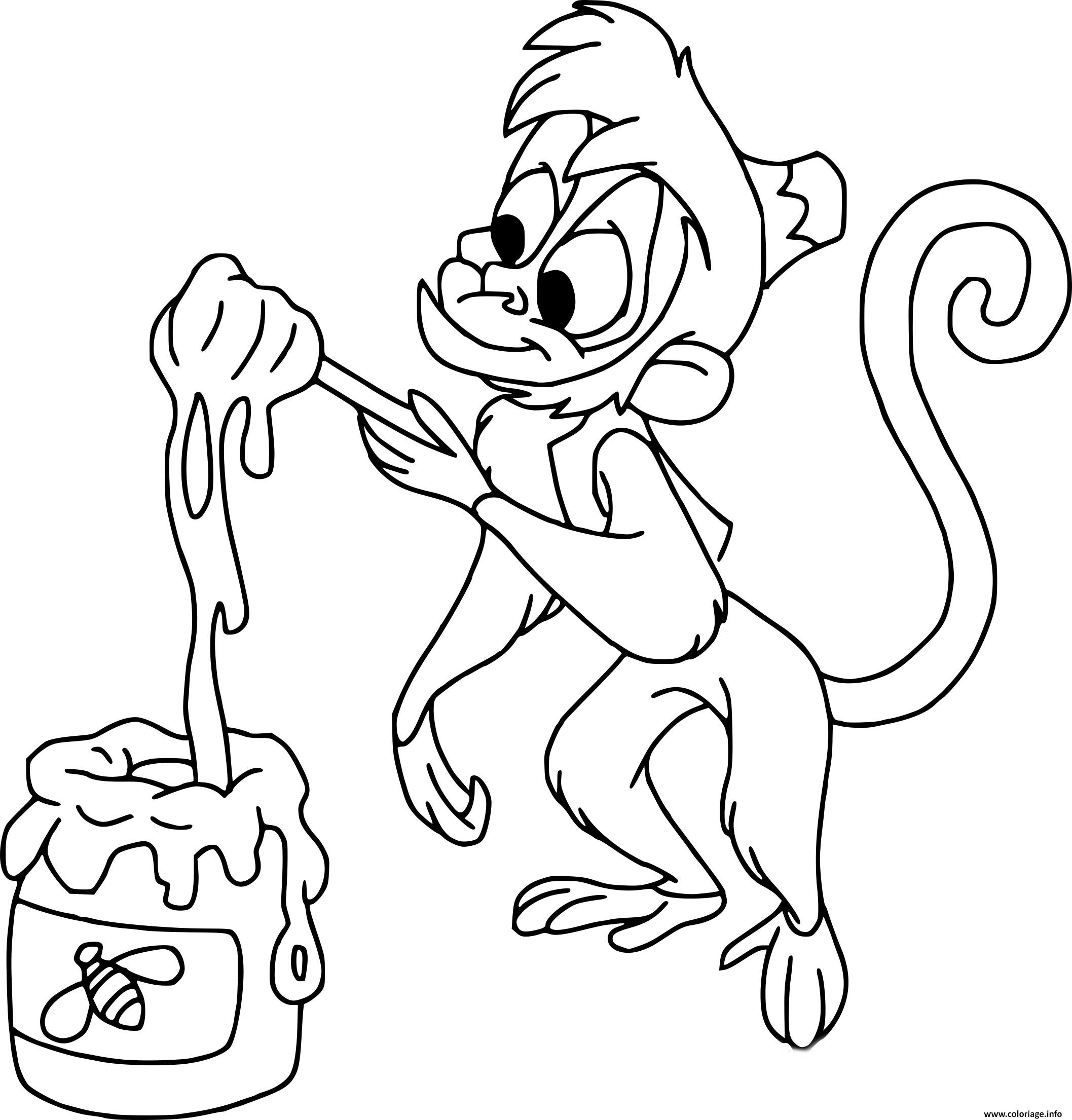Coloriage A Imprimer Singe