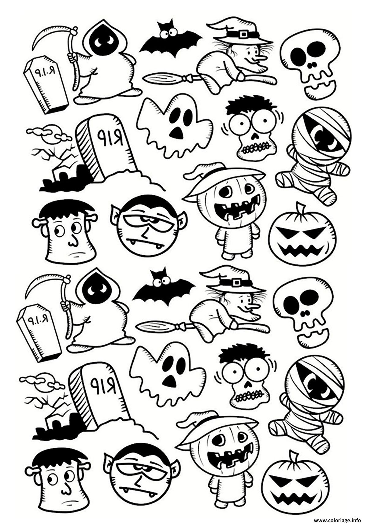 Coloriages D Halloween Gratuits Imprimer
