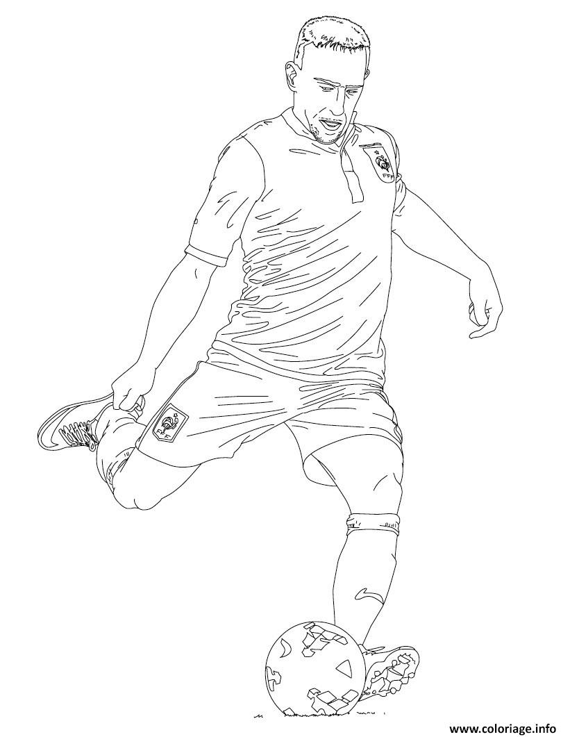 Coloriage De Foot Gratuit A Imprimer