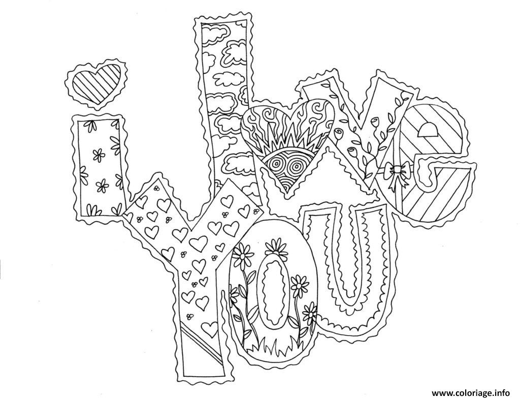 Coloriage A Imprimer Amour