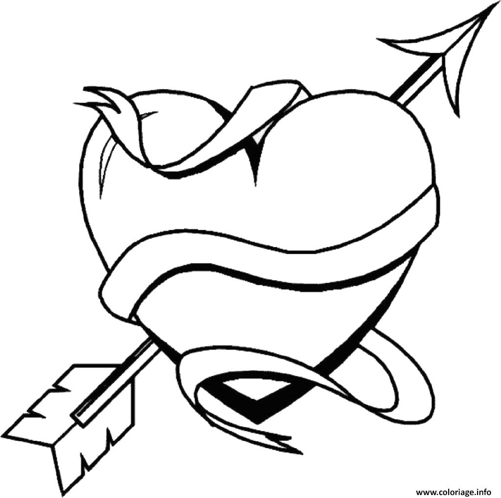 Coloriage Coeur En Ligne