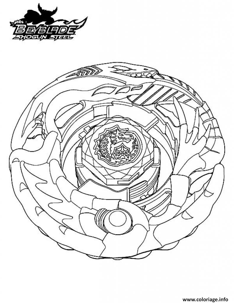 Coloriage Toupie Beyblade A Imprimer Gratuit