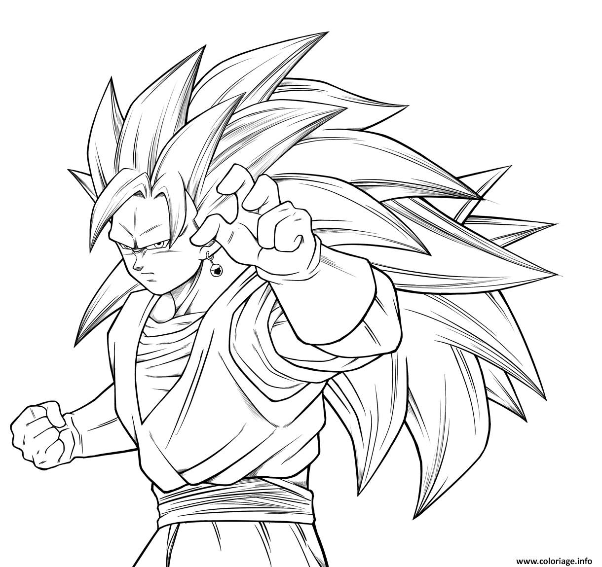 Coloriage De Dragon Ball Z A Imprimer