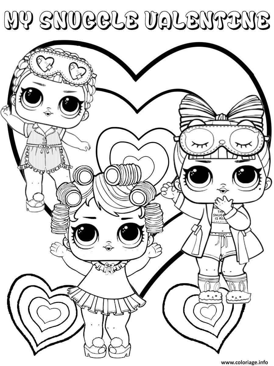 Dessin Coloriage Poupee Lol