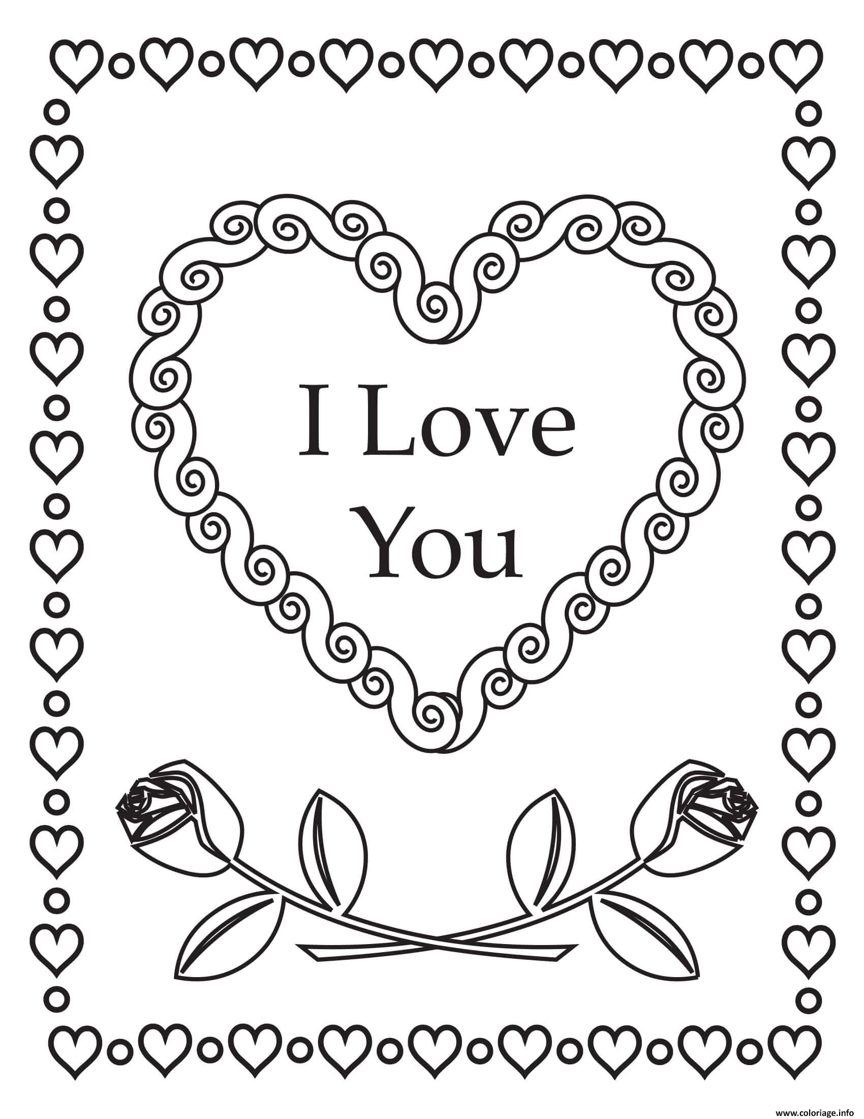 Coloriage Pour Maman Je T Aime