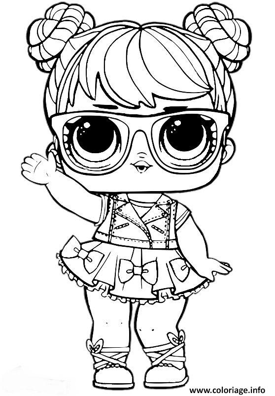 Coloriage poupee lol surprise pour fille  JeColorie.com