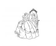 Coloriage Kawaii Disney Princesse Snow White dessin