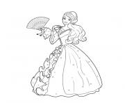 Coloriage Barbie Fee Paillettes dessin