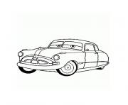 Coloriage Cars Flash McQueen confiant dessin