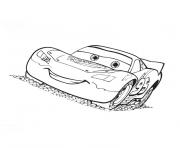 Coloriage le king detient 7 titres champion de piston cup cars disney dessin