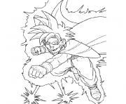 Coloriage dbz vegeta dragon ball z officiel dessin