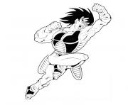 Coloriage dbz trunks enfant dragon ball z officiel dessin