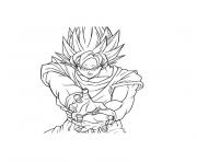 Coloriage dragon ball z dessin