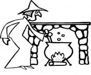 Coloriage halloween code dessin