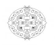 Coloriage mandalas to download for free 22  dessin