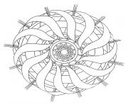 Coloriage mandalas to download for free 23  dessin