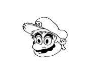 Coloriage Mario Bros court dessin