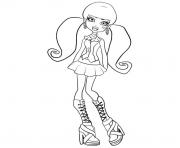 Coloriage monster high abbey bominable dessin