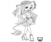 Coloriage monster high abbey bominable dessin