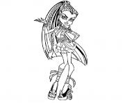 Coloriage monster high toralei stripe dessin