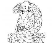 Coloriage toneri otsutsuki chakra mode dessin