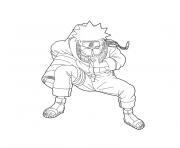 Coloriage Kakashi Hatake Naruto dessin
