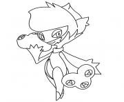 Coloriage pokemon 052 Meowth Togepi dessin