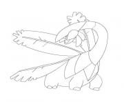 pokemon tropius dessin à colorier