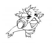 pokemon tyranocif dessin à colorier