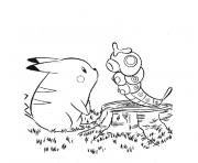 Coloriage pokemon epee et bouclier funny scorbunny dessin