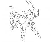 arceus pokemon dessin à colorier