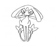 Coloriage pokemon 052 Meowth Togepi dessin