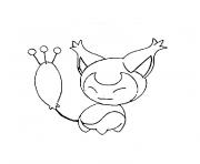 Coloriage pokemon skitty