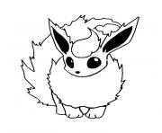 pokemon pyroli dessin à colorier