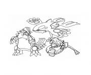 Coloriage pokemon 150 Mewtwo dessin