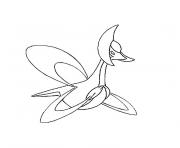 Coloriage pokemon cresselia