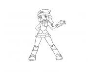 aurore pokemon dessin à colorier