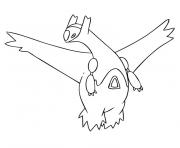 Coloriage pokemon latias