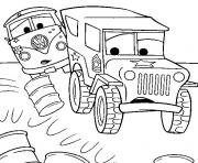 Coloriage vieille voiture 2 dessin