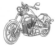 voiture moto dessin à colorier