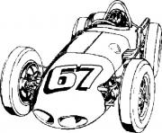 dessin voiture de course dessin à colorier