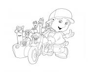 Coloriage moto voiture