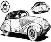 dessin voiture ancienne dessin à colorier