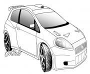 Coloriage voiture flash dessin